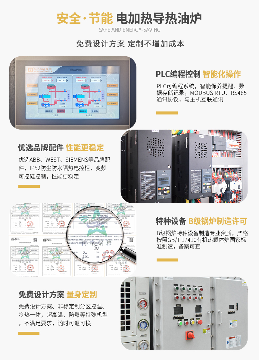 450KW電加熱導熱油爐產品特點