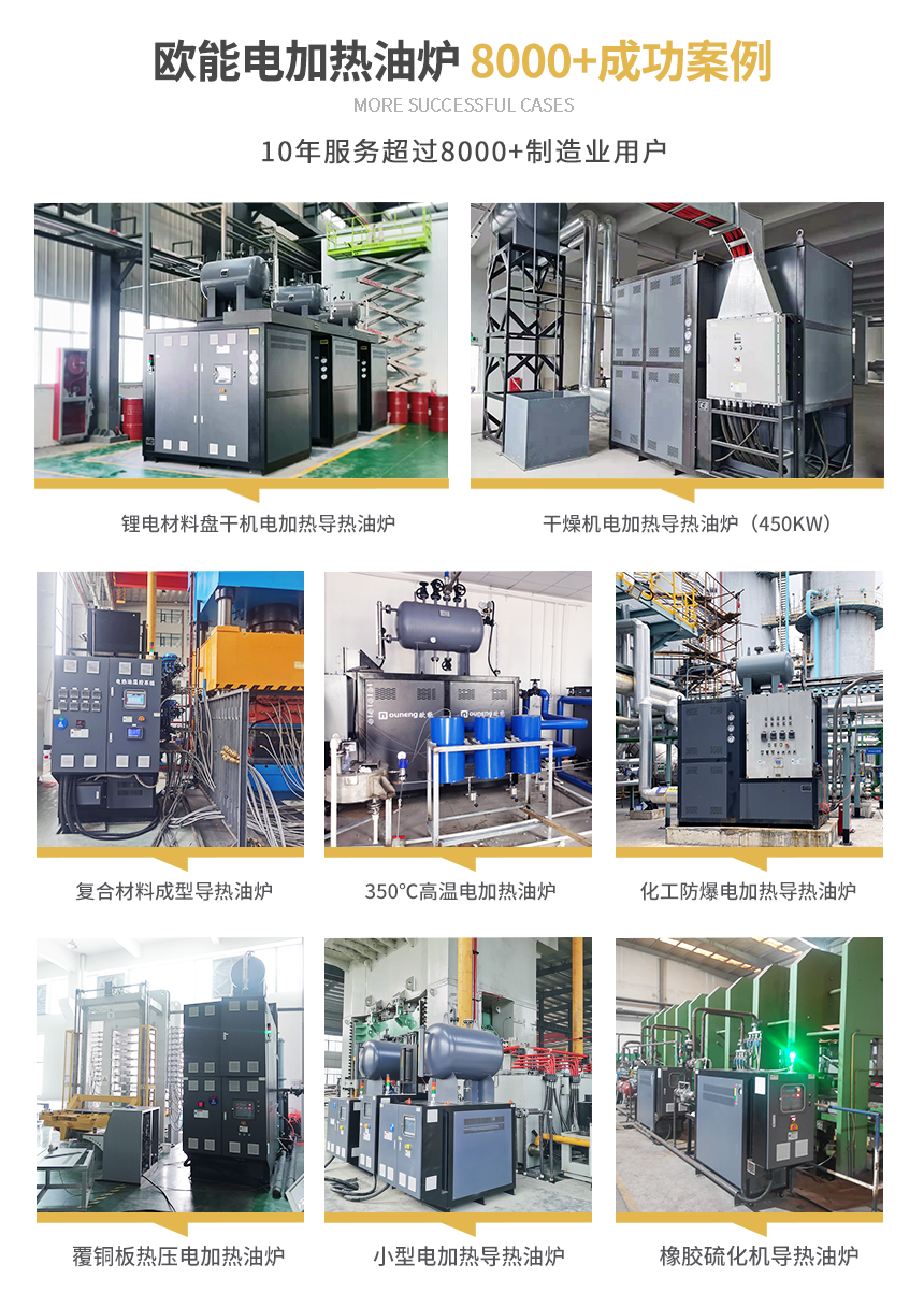450KW電加熱導熱油爐案例